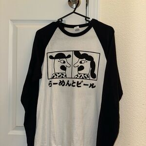 Ramen to Biiru x Mikkeller Collab Baseball T-Shirt.